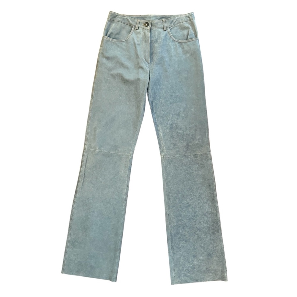 LUCIEN PELLAT-FINET leather pants, made in Italy, size M (approx size 4/6 fit)
